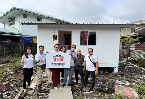 CSR project – house fixing @ Sungai Apong