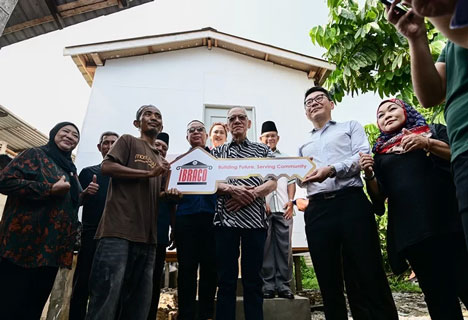 CSR project – house fixing @ Kampung Kudei Lama